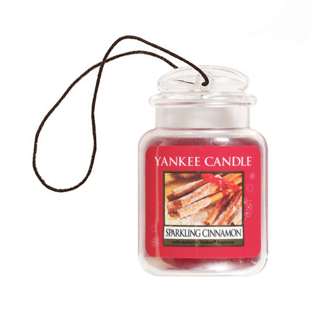 Yankee Candle Sparkling Cinnamon Car Jar Ultimate Air Freshener Extra Image 1